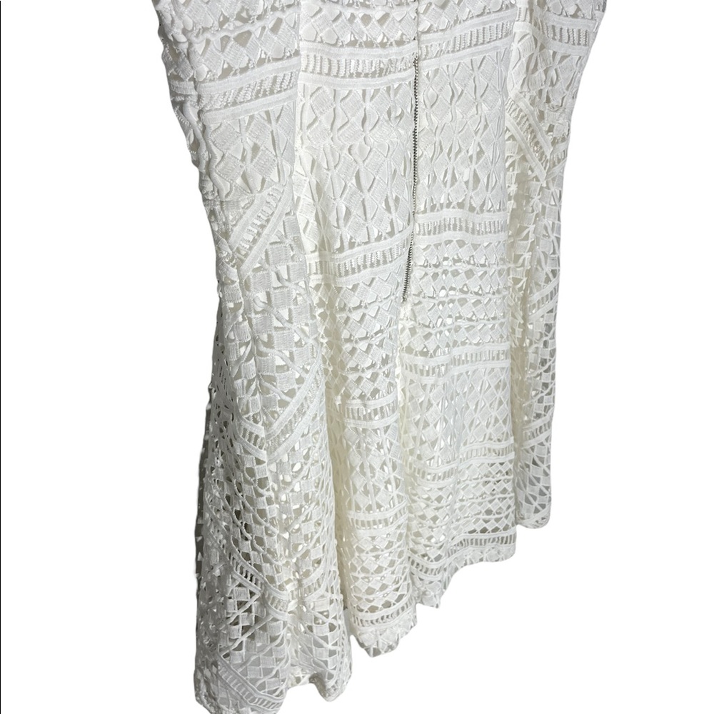 Lulu’s White Crochet Lace Skater Dress - Picture 5 of 10